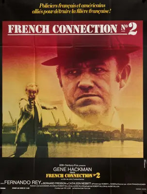French Connection II (1975) original movie poster for sale at Original Film Art - Vintage Movie Posters
