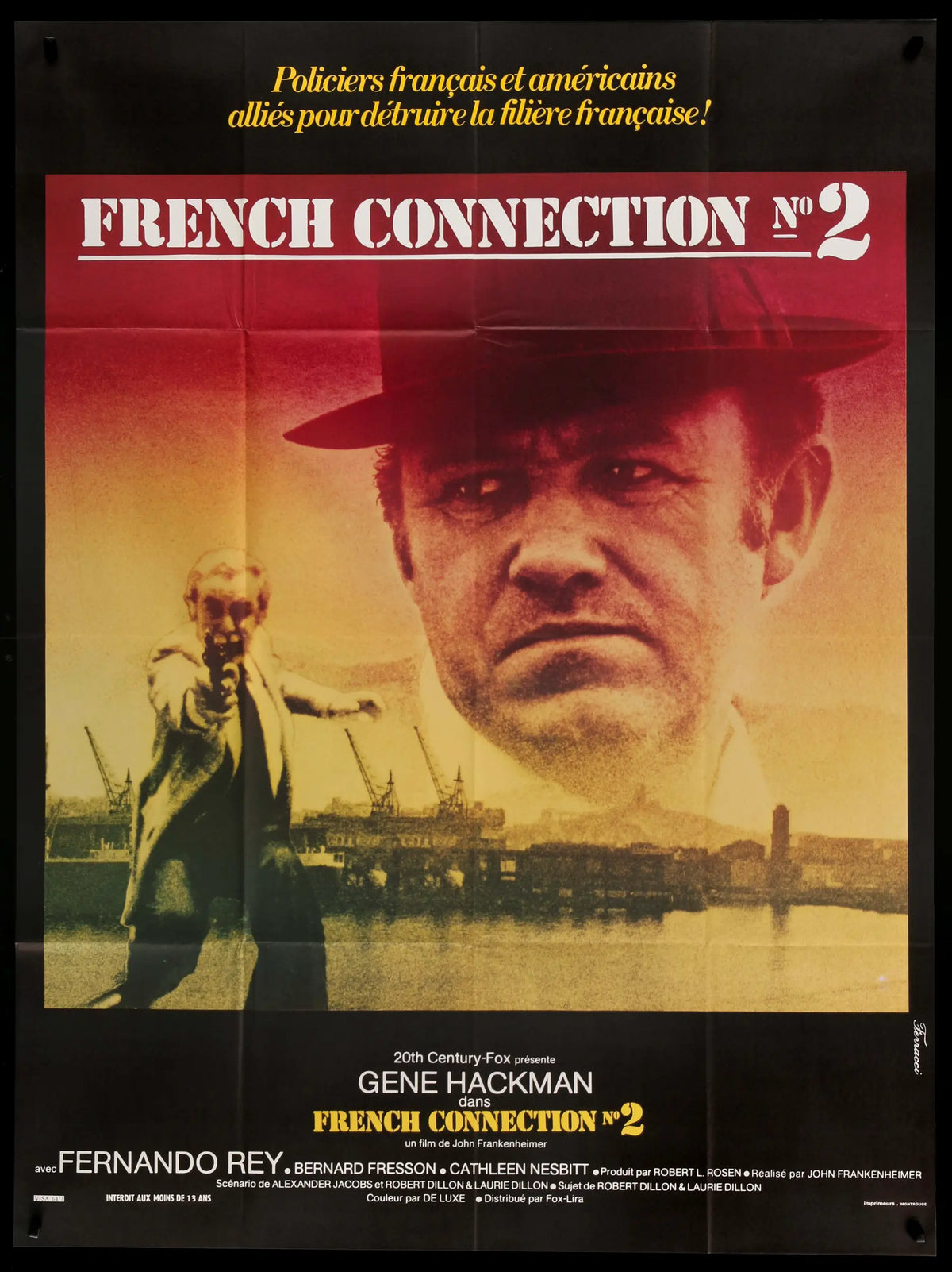 French Connection II (1975) original movie poster for sale at Original Film Art - Vintage Movie Posters