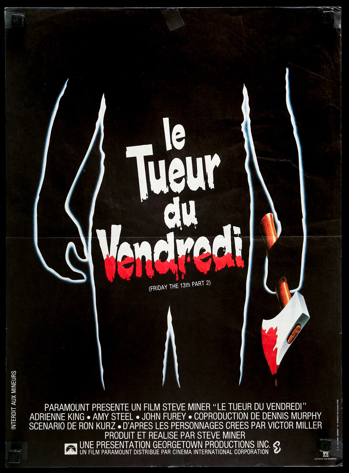 Friday the 13th Part 2 (1981) original movie poster for sale at Original Film Art - Vintage Movie Posters