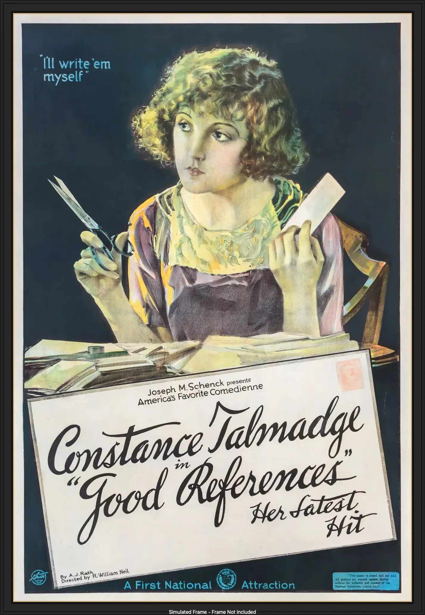 Good References (1920) original movie poster for sale at Original Film Art