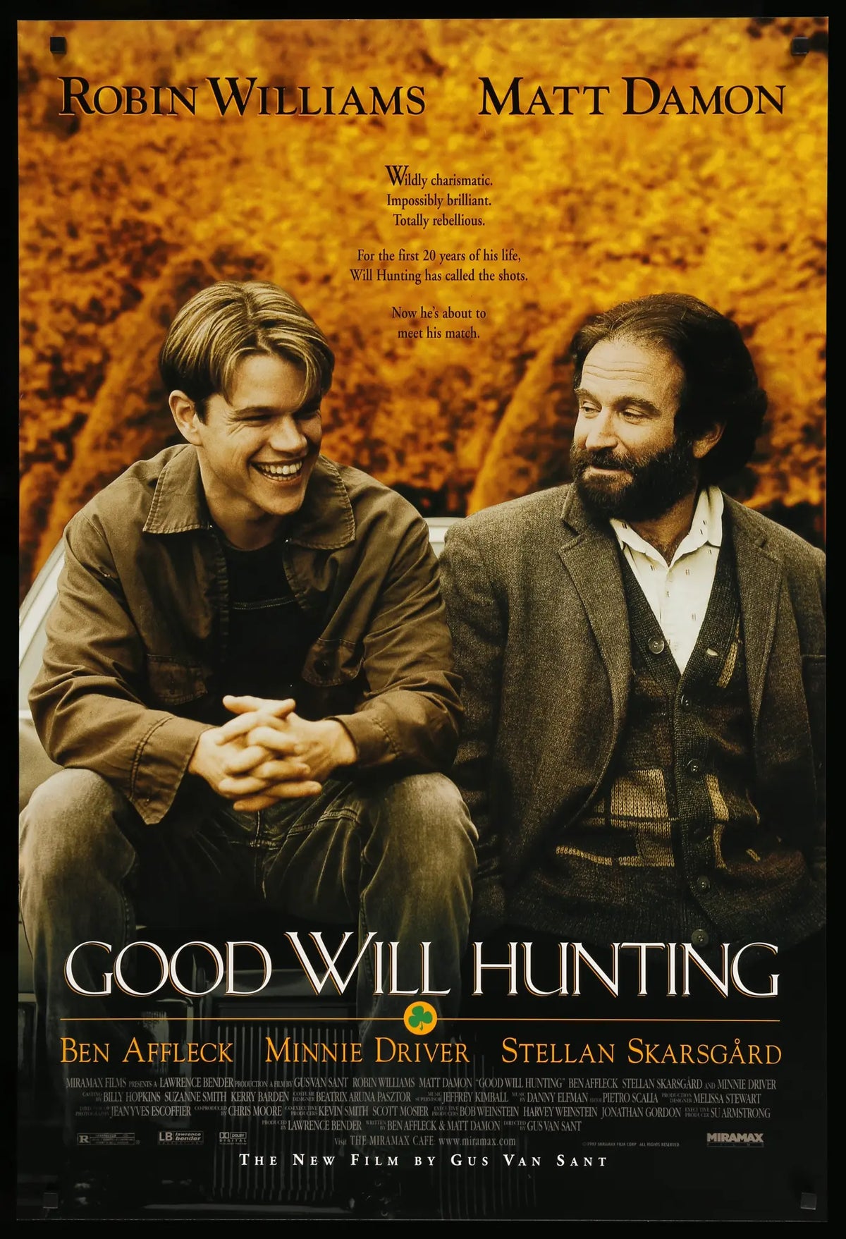 Good Will Hunting (1997) original movie poster for sale at Original Film Art - Vintage Movie Posters