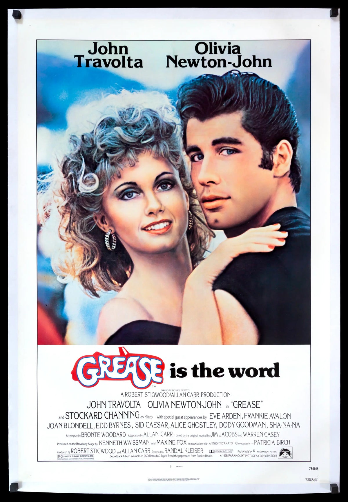Grease 1978 Original One Sheet Movie Poster Original Film Art grease-1978-original-one-sheet-movie-poster-original-film-art