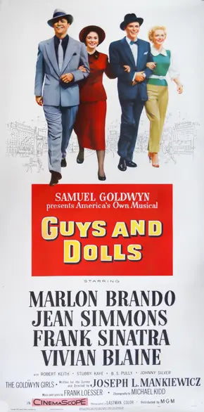 Guys and Dolls (1955) original movie poster for sale at Original Film Art