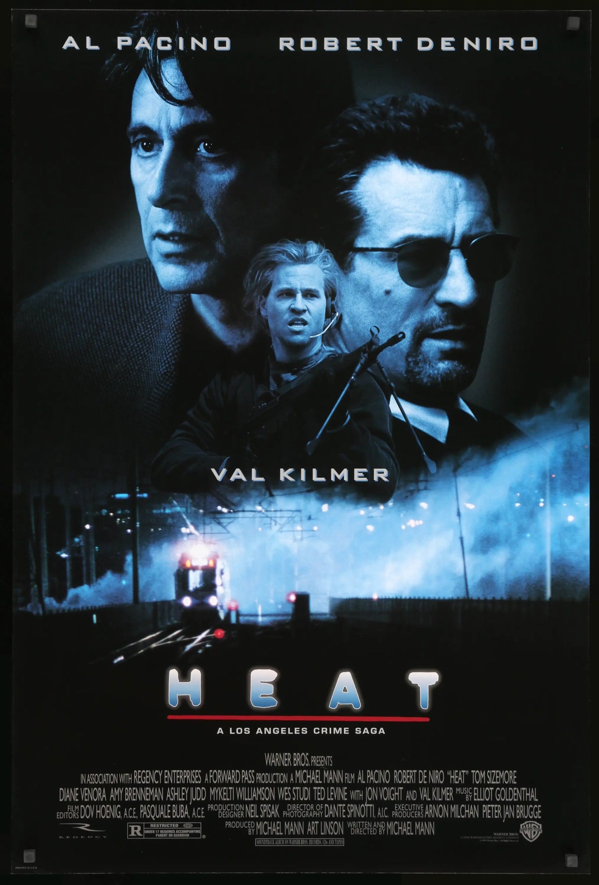 Heat (1995) original movie poster for sale at Original Film Art - Vintage Movie Posters