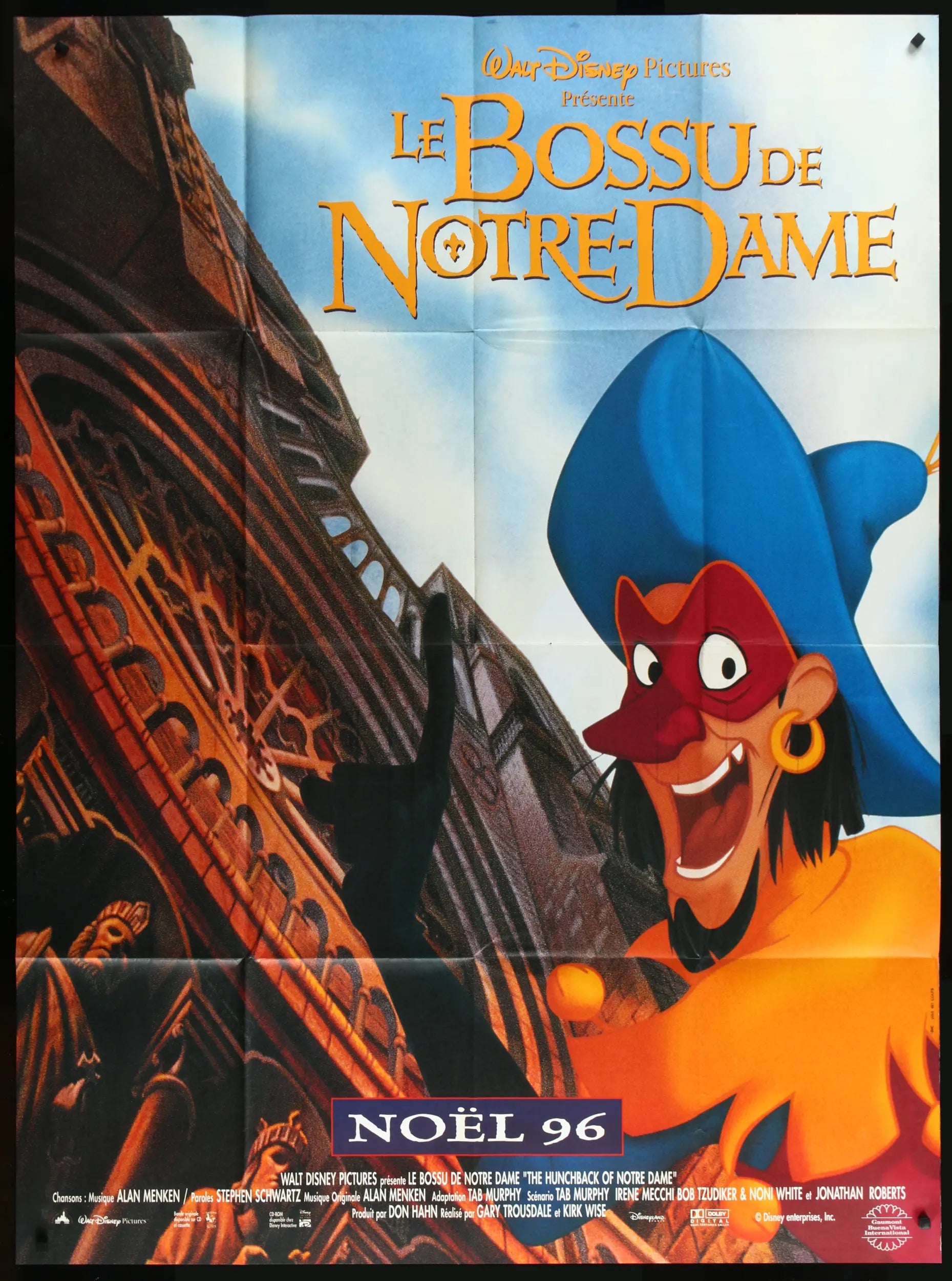 The Hunchback of Notre Dame (1996) Original French Grande Movie