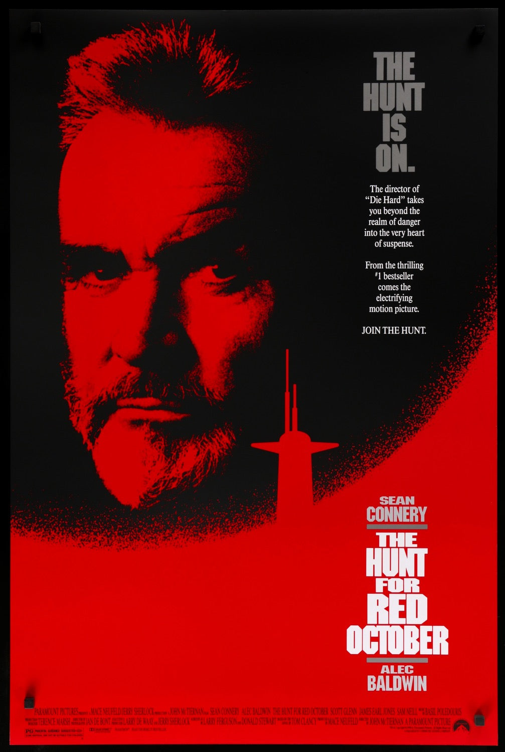 Hunt for Red October (1990) original movie poster for sale at Original Film Art - Vintage Movie Posters