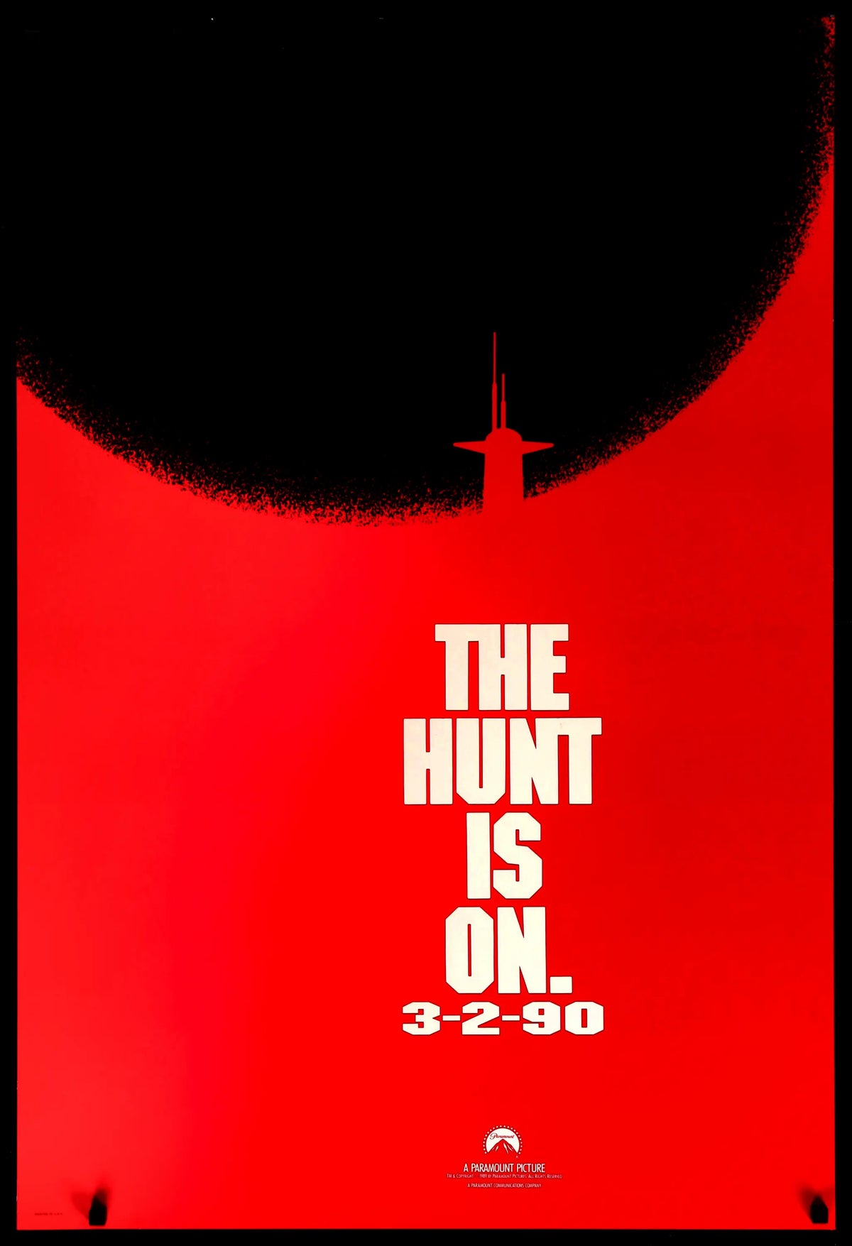 Hunt for Red October (1990) original movie poster for sale at Original Film Art - Vintage Movie Posters