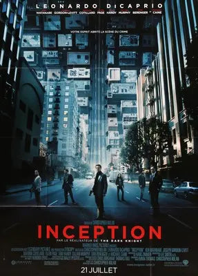 Inception (2010) original movie poster for sale at Original Film Art