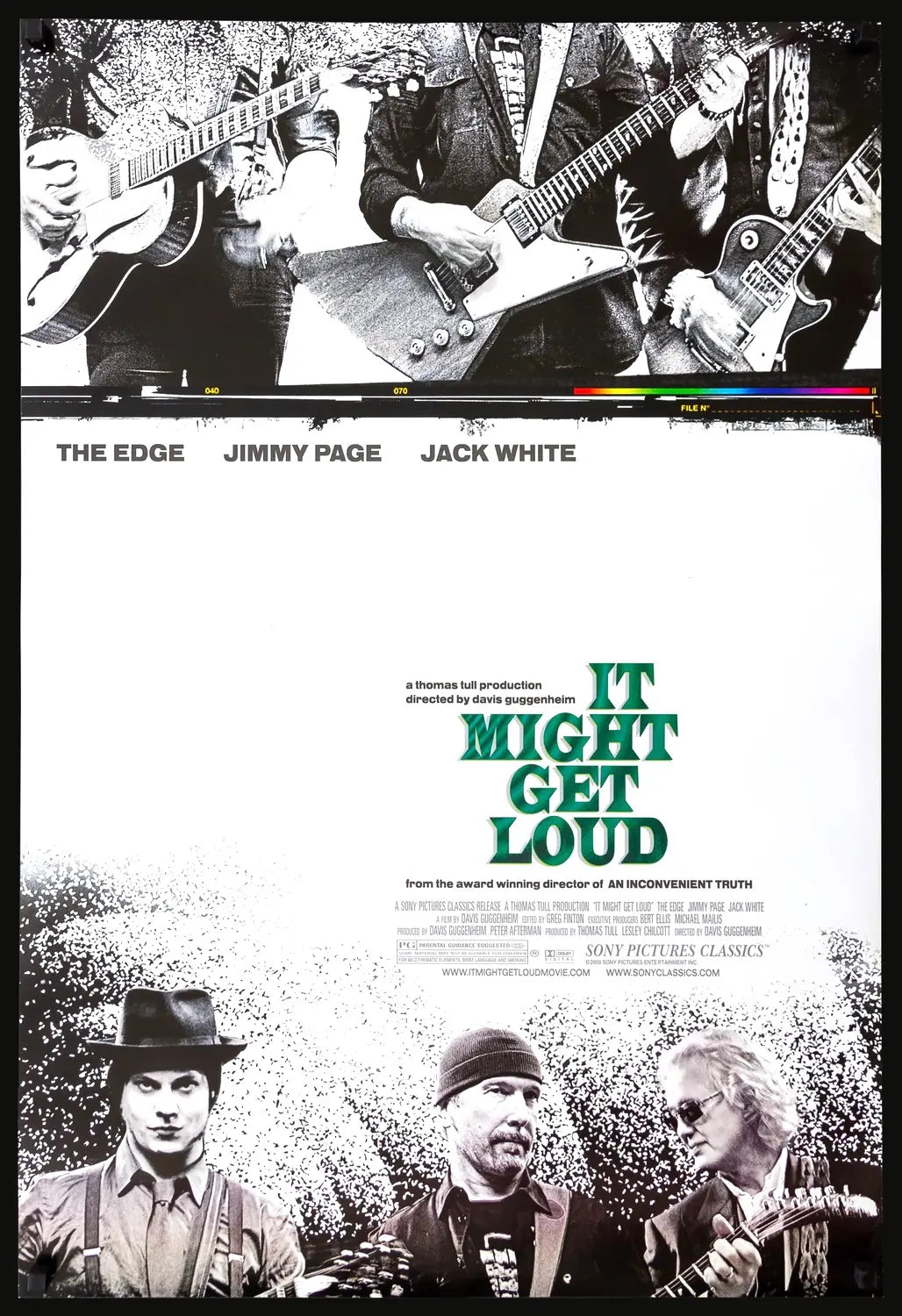 It Might Get Loud (2008) original movie poster for sale at Original Film Art