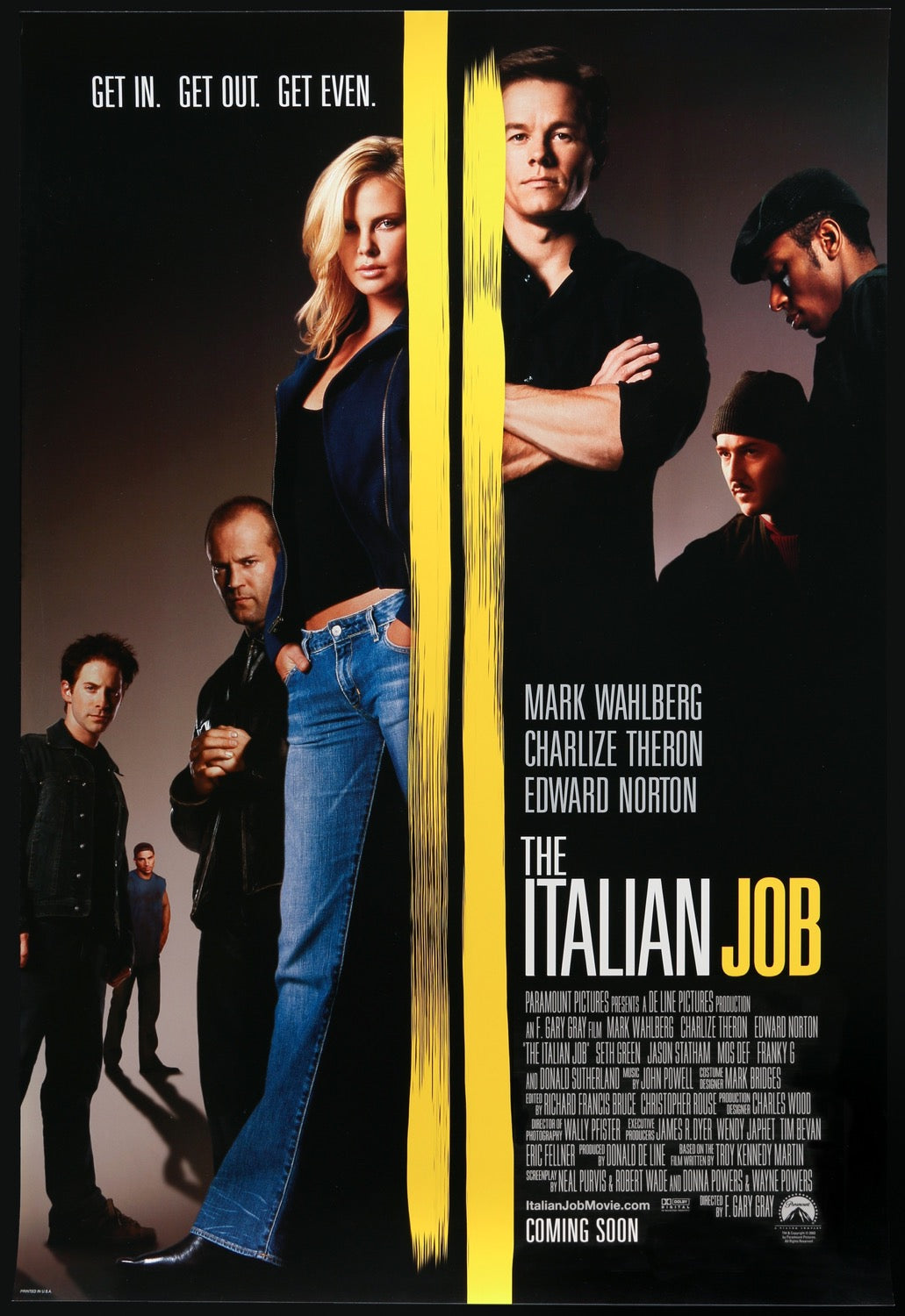 Italian Job (2003) original movie poster for sale at Original Film Art