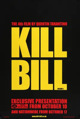 Kill Bill: Vol. 1 (2003) original movie poster for sale at Original Film Art - Vintage Movie Posters