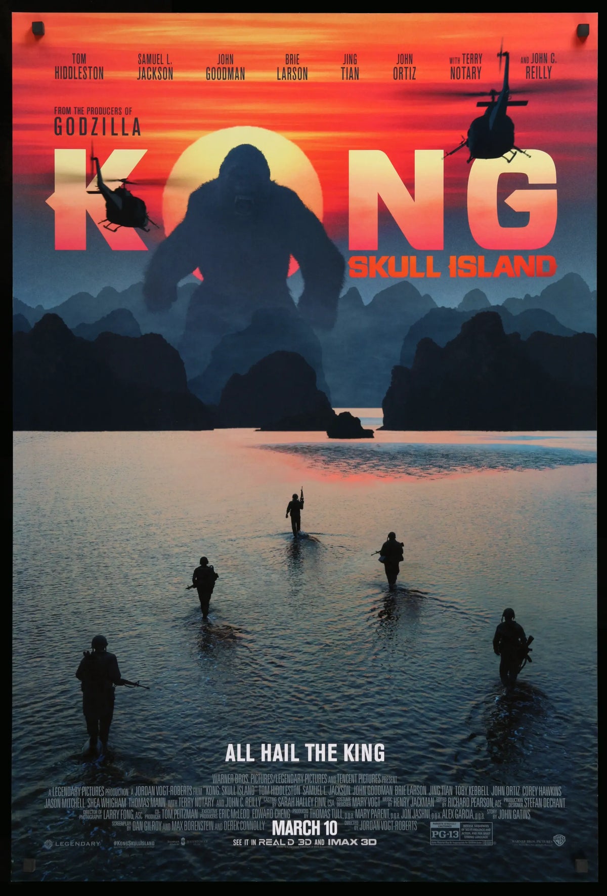 Kong: Skull Island (2017) original movie poster for sale at Original Film Art - Vintage Movie Posters