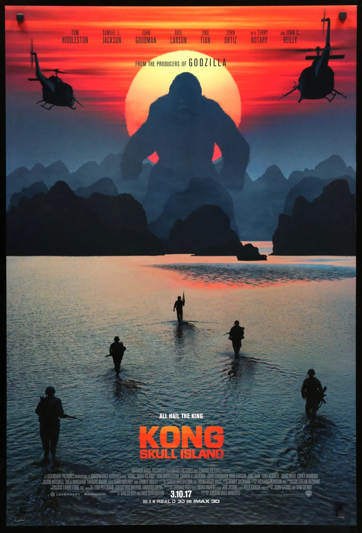 Kong: Skull Island (2017) original movie poster for sale at Original Film Art - Vintage Movie Posters