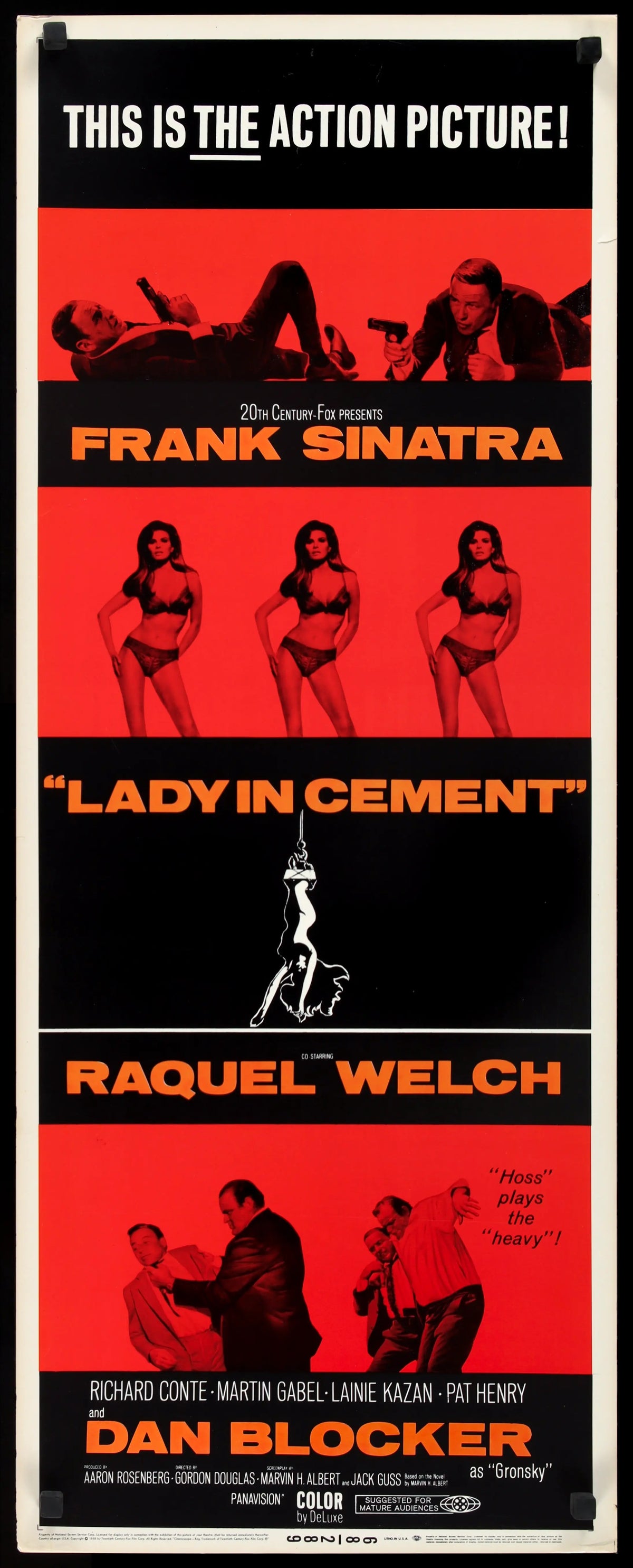 Lady in Cement (1968) original movie poster for sale at Original Film Art