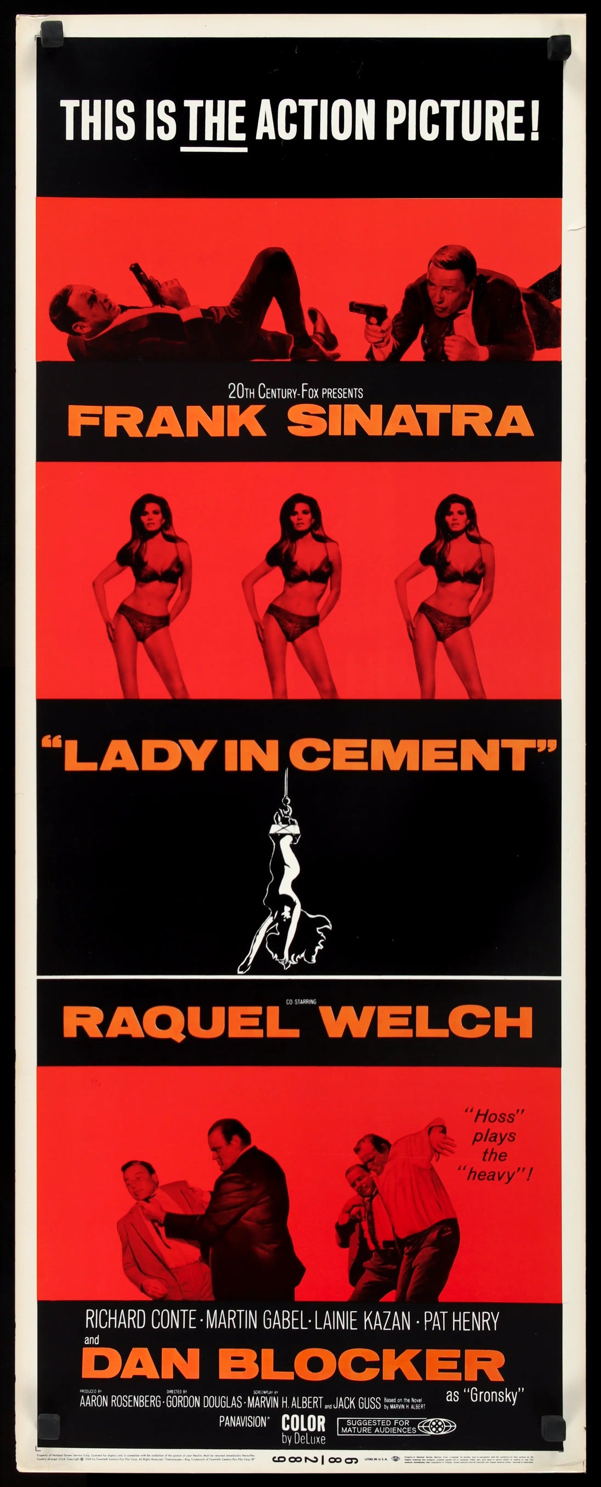 Lady in Cement (1968) original movie poster for sale at Original Film Art - Vintage Movie Posters