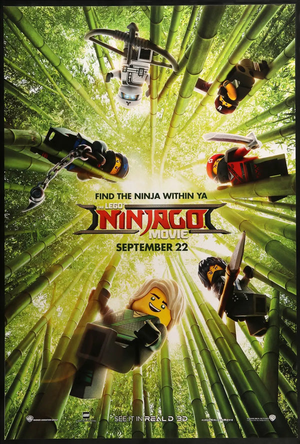 Lego Ninjago Movie (2017) Original One-Sheet Movie Poster