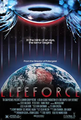 Lifeforce (1985) original movie poster for sale at Original Film Art - Vintage Movie Posters