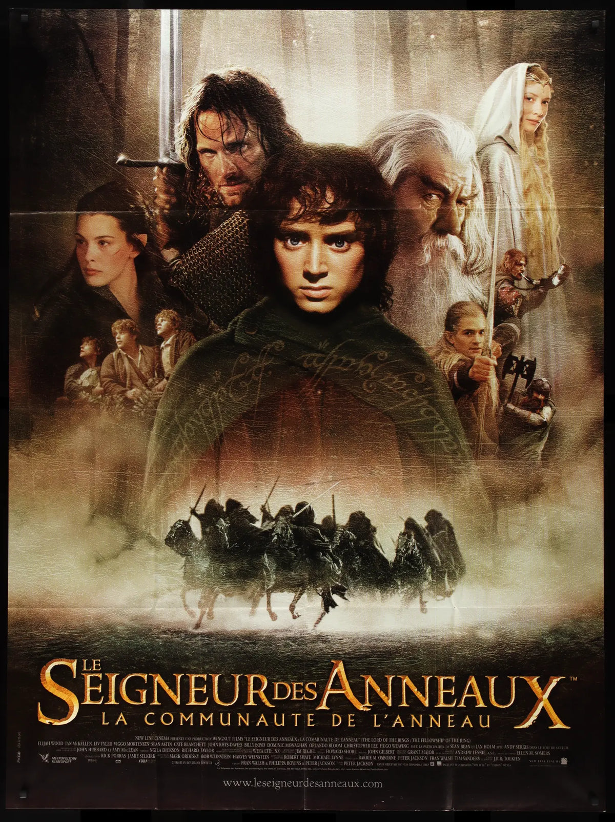 Lord of the Rings: The Fellowship of the Ring (2001) original movie poster for sale at Original Film Art - Vintage Movie Posters