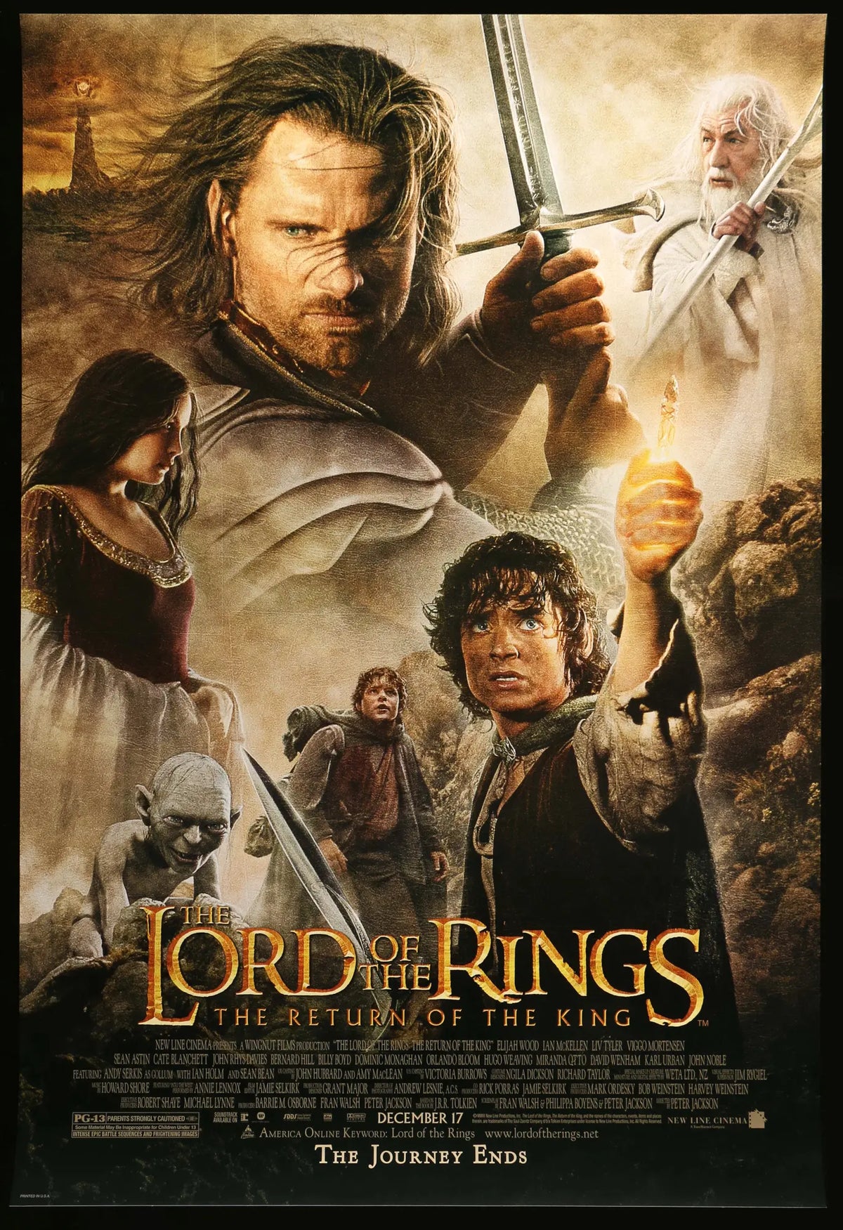 Lord of the Rings: The Return of the King (2003) original movie poster for sale at Original Film Art