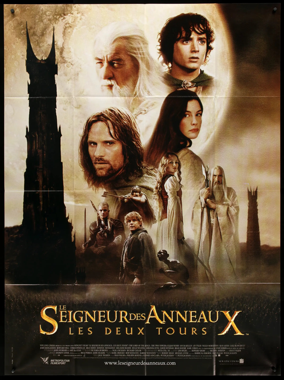 Lord of the Rings: The Two Towers (2002) original movie poster for sale at Original Film Art - Vintage Movie Posters