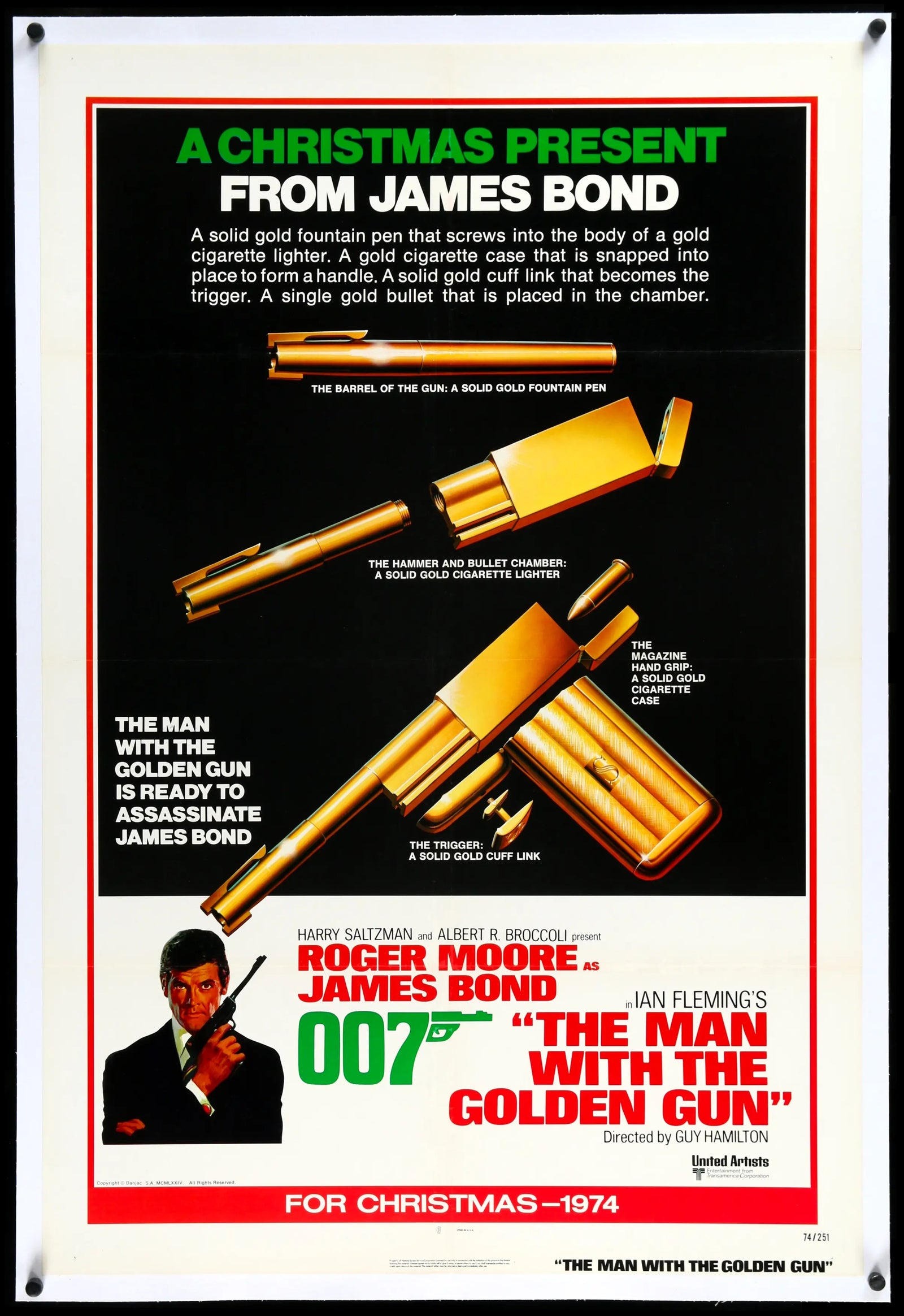 Man with the Golden Gun (1974) original movie poster for sale at Original Film Art - Vintage Movie Posters