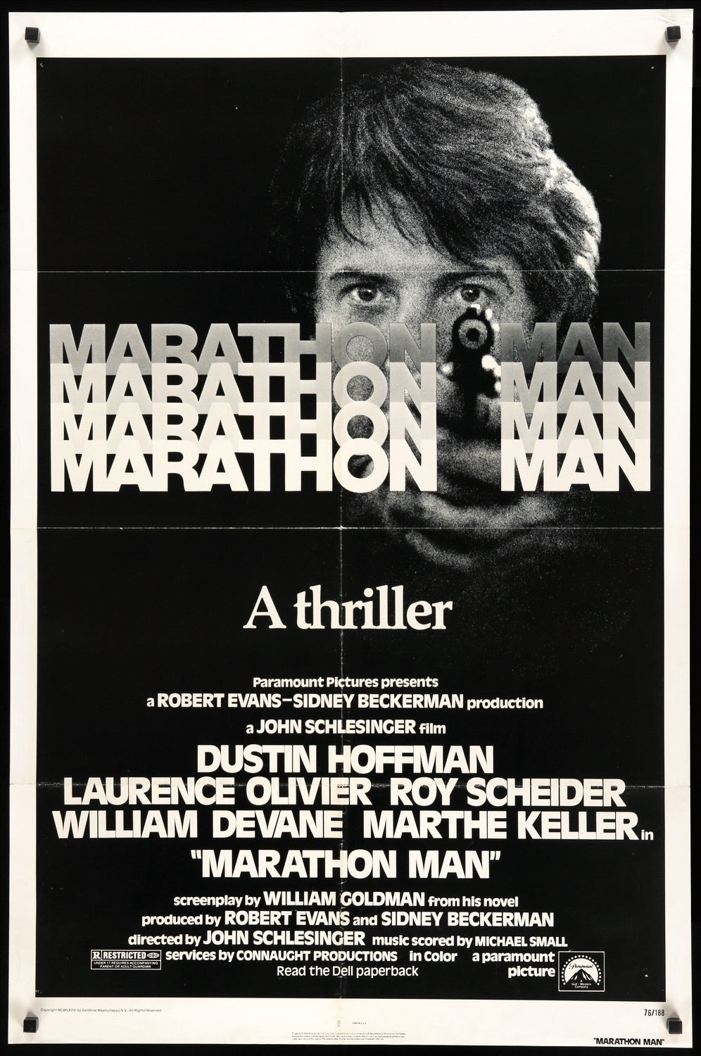 Marathon Man (1976) original movie poster for sale at Original Film Art - Vintage Movie Posters