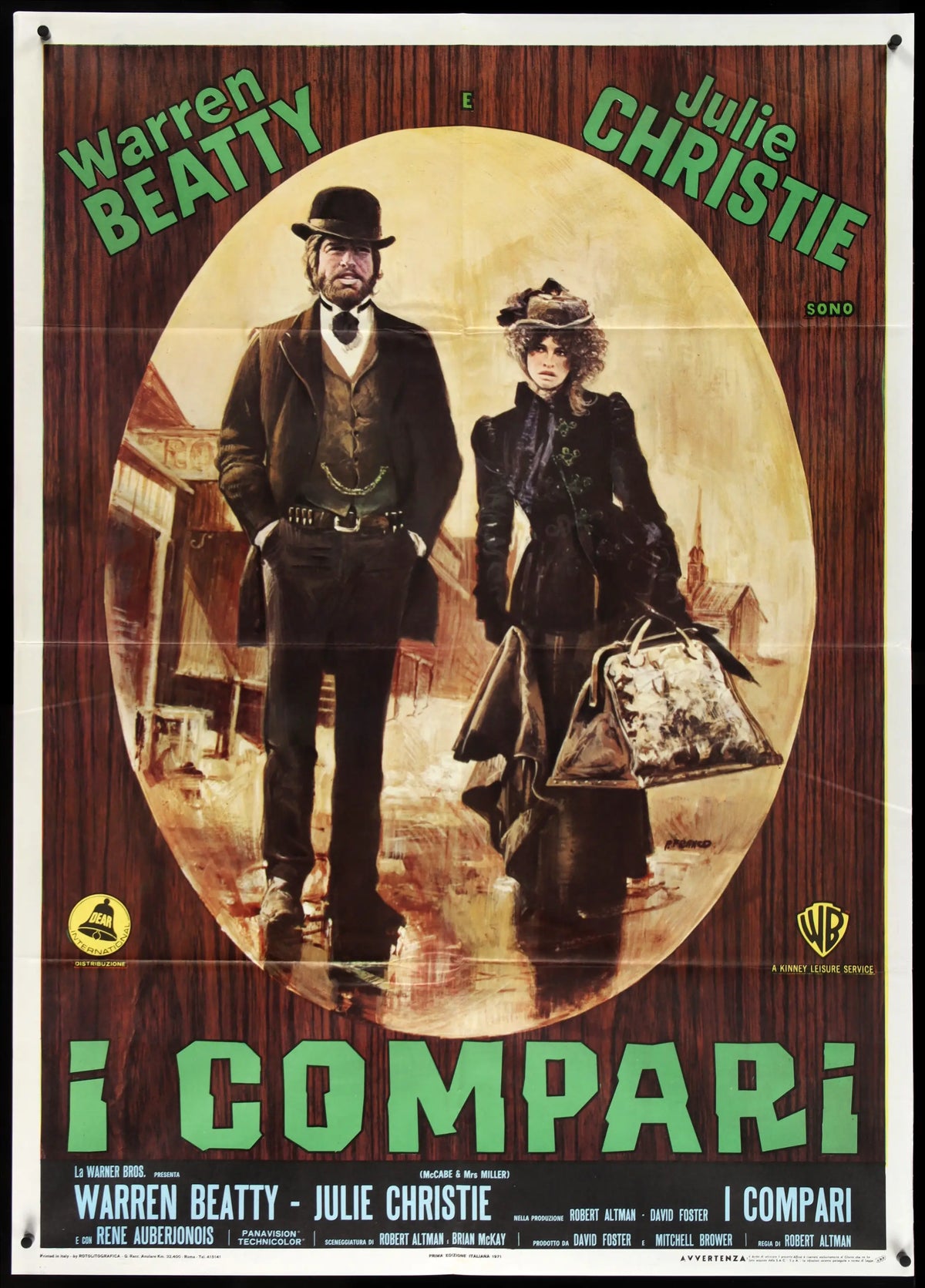 McCabe &amp; Mrs. Miller (1971) original movie poster for sale at Original Film Art - Vintage Movie Posters