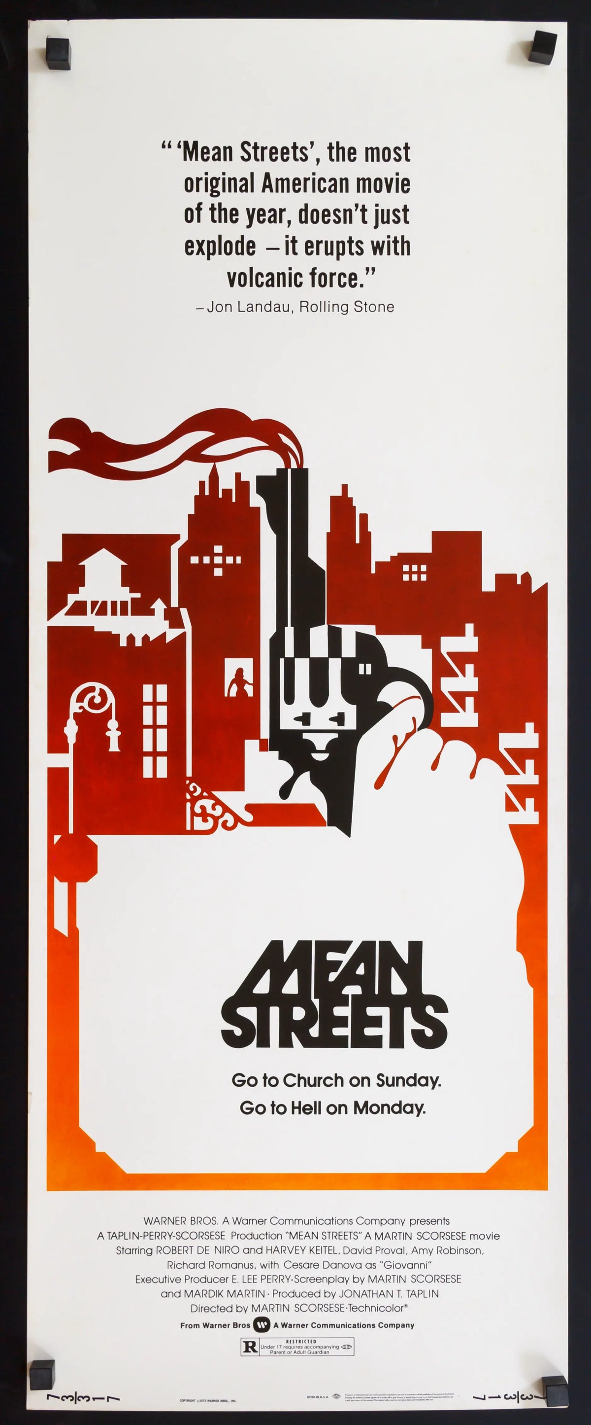 Mean Streets (1973) original movie poster for sale at Original Film Art - Vintage Movie Posters