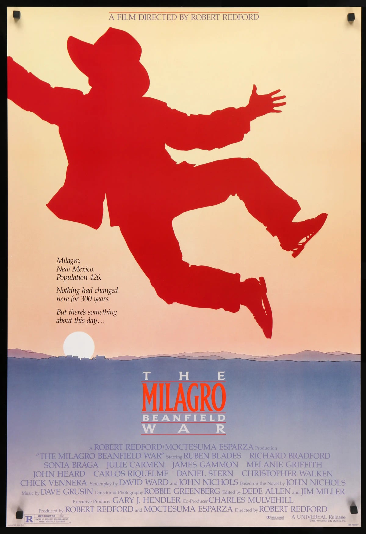Milagro Beanfield War (1988) original movie poster for sale at Original Film Art - Vintage Movie Posters