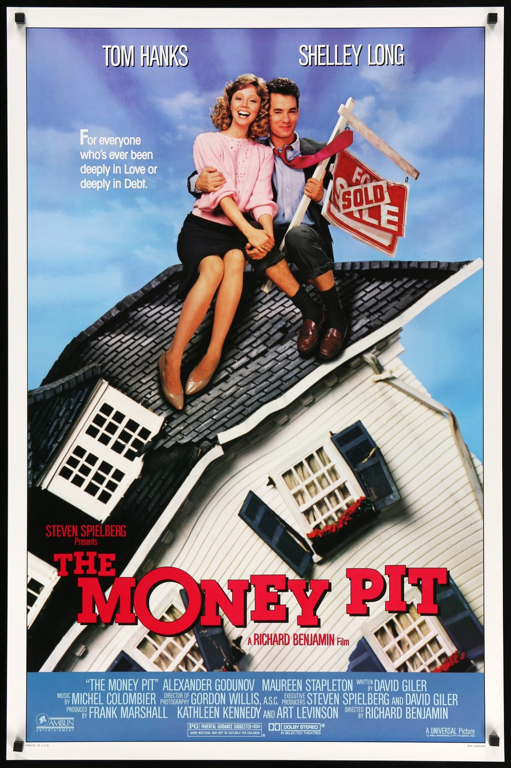 Money Pit (1986) original movie poster for sale at Original Film Art - Vintage Movie Posters