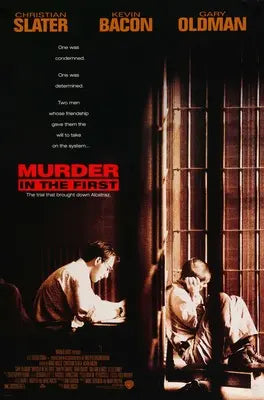 Murder in the First (1995) original movie poster for sale at Original Film Art - Vintage Movie Posters