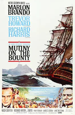 Mutiny On the Bounty (1962) original movie poster for sale at Original Film Art