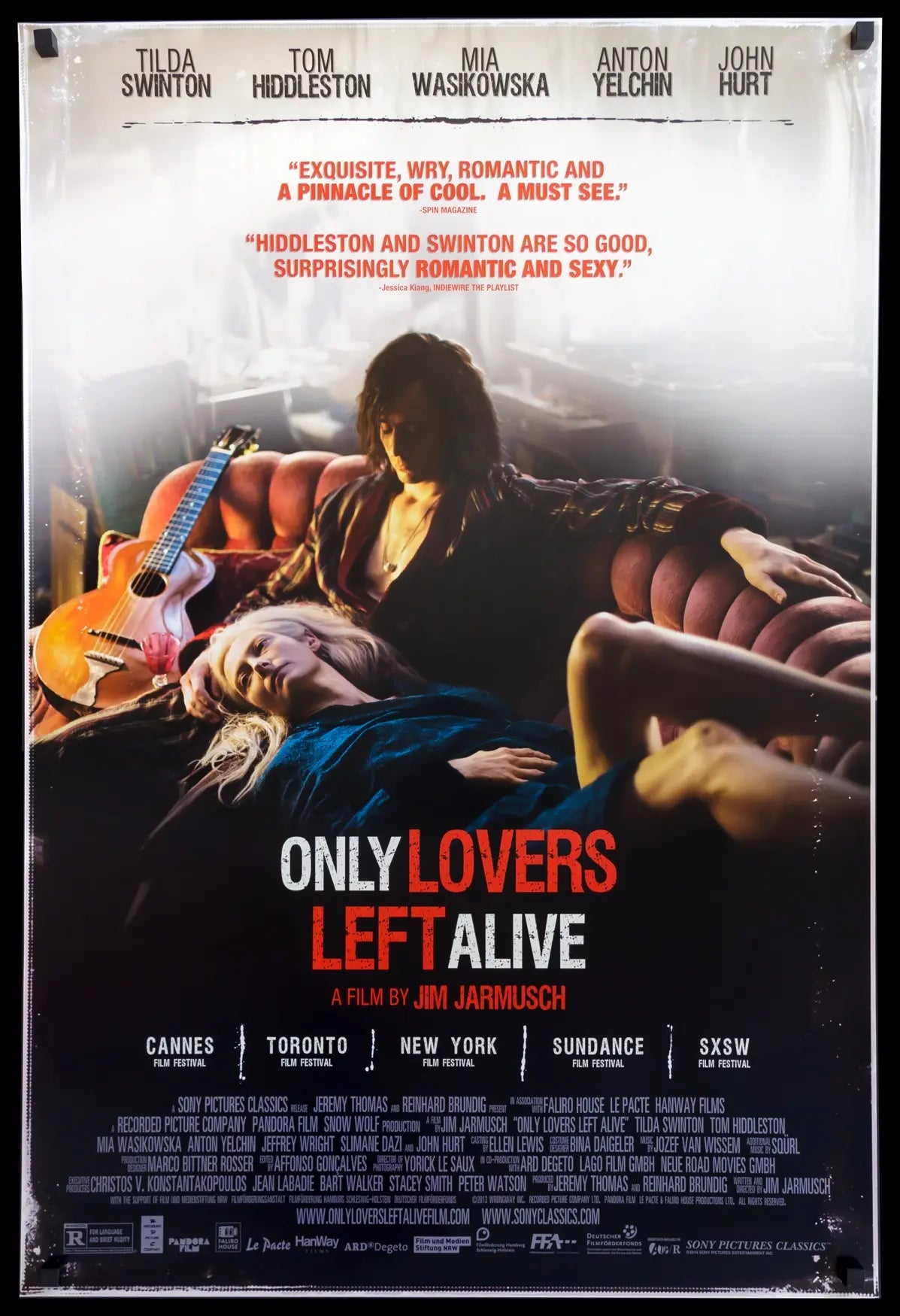 Only Lovers Left Alive (2013) original movie poster for sale at Original Film Art - Vintage Movie Posters