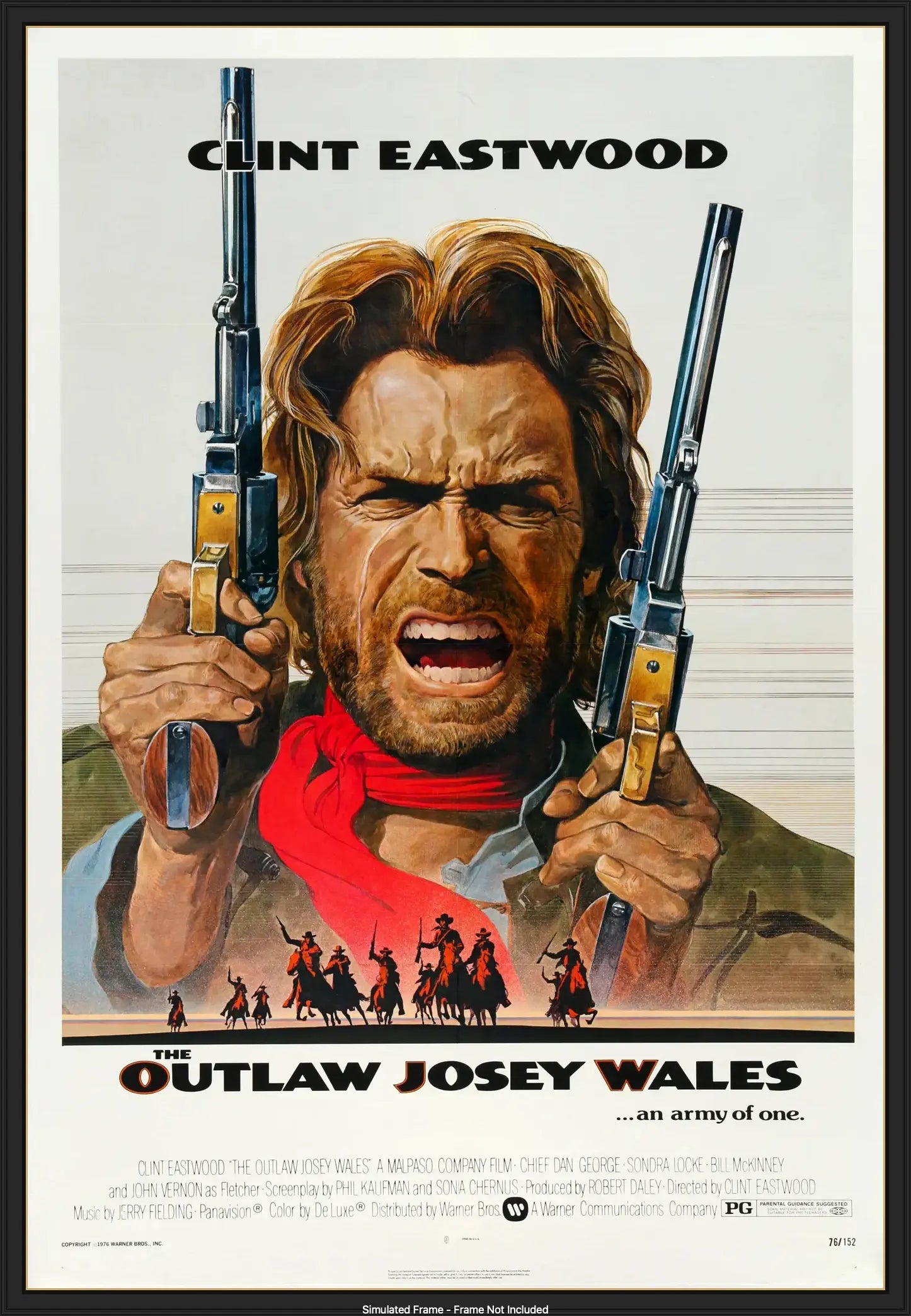 Outlaw Josey Wales (1976) original movie poster for sale at Original Film Art