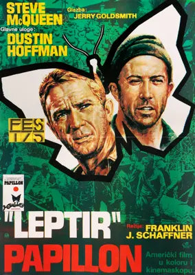 Papillon (1973) original movie poster for sale at Original Film Art - Vintage Movie Posters