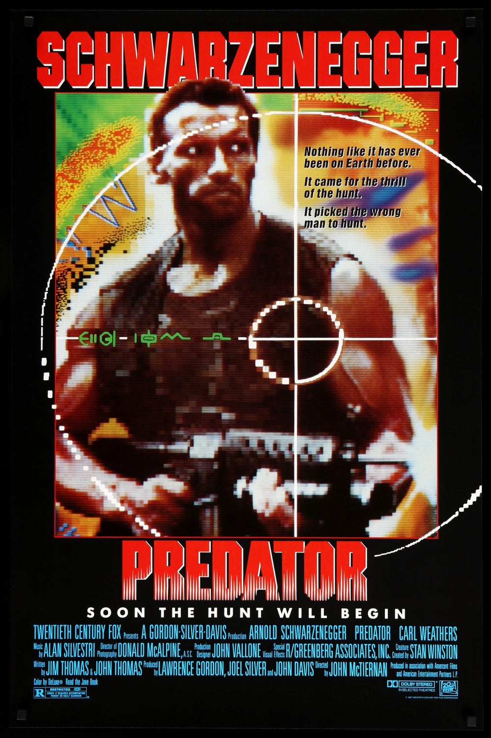 Predator (1987) original movie poster for sale at Original Film Art