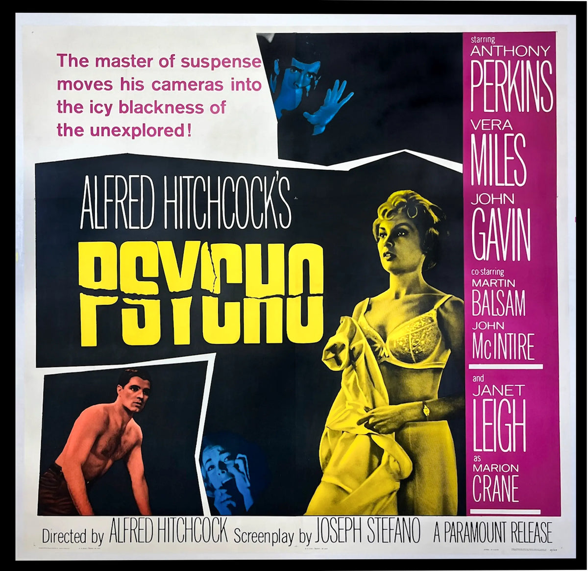 Psycho (1960) original movie poster for sale at Original Film Art - Vintage Movie Posters