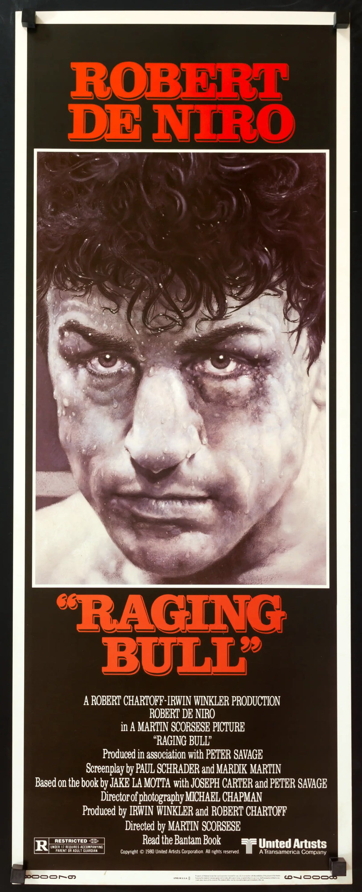 Raging Bull (1980) Original Insert Movie Poster - Original Film Art ...