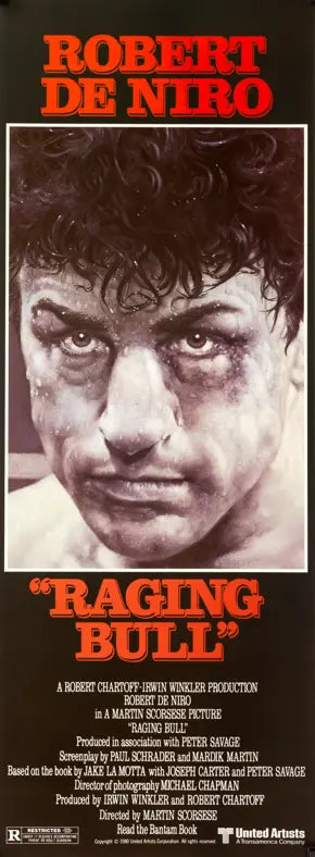 Raging Bull (1980) Original Insert Movie Poster - Original Film