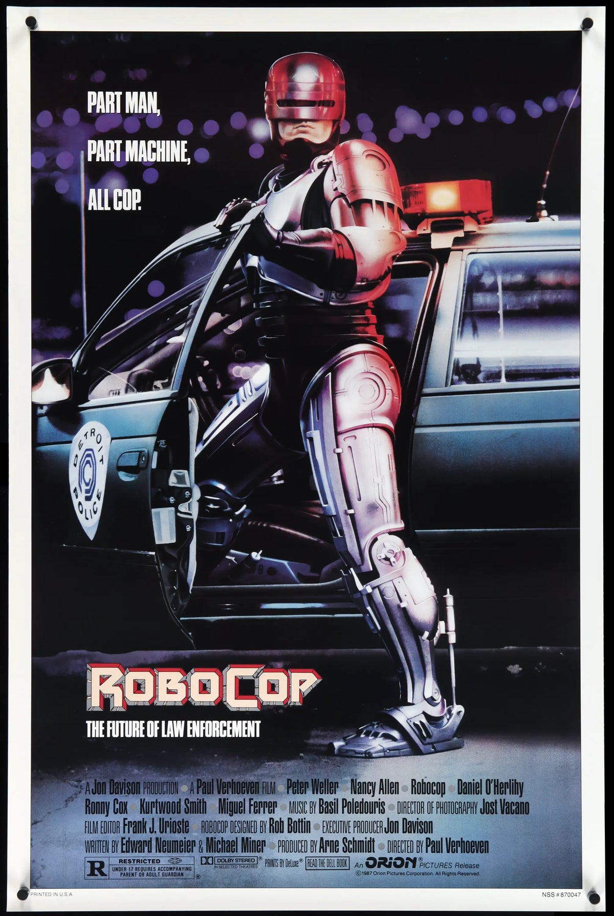 Robocop (1987) original movie poster for sale at Original Film Art