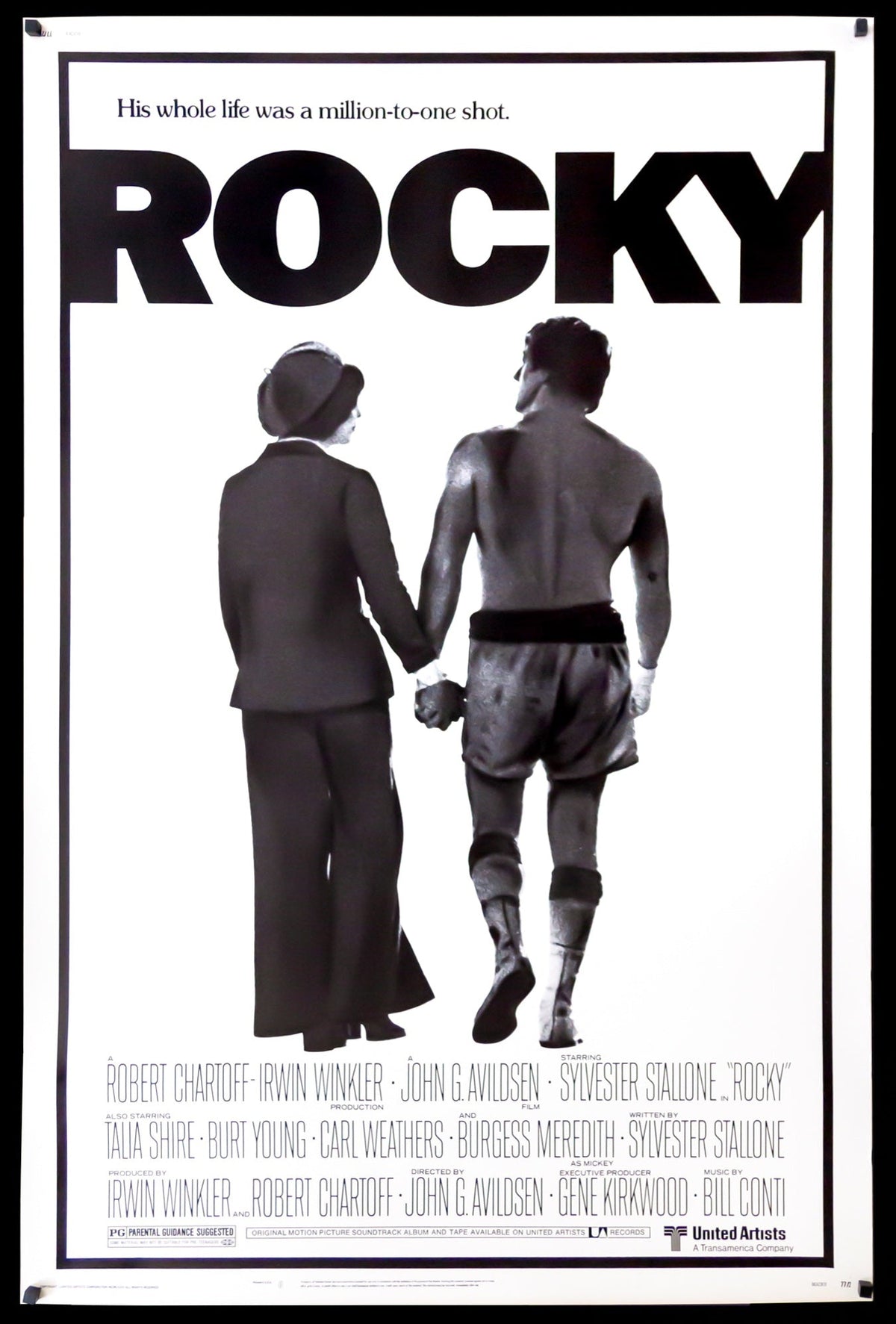 Rocky (1976) original movie poster for sale at Original Film Art - Vintage Movie Posters