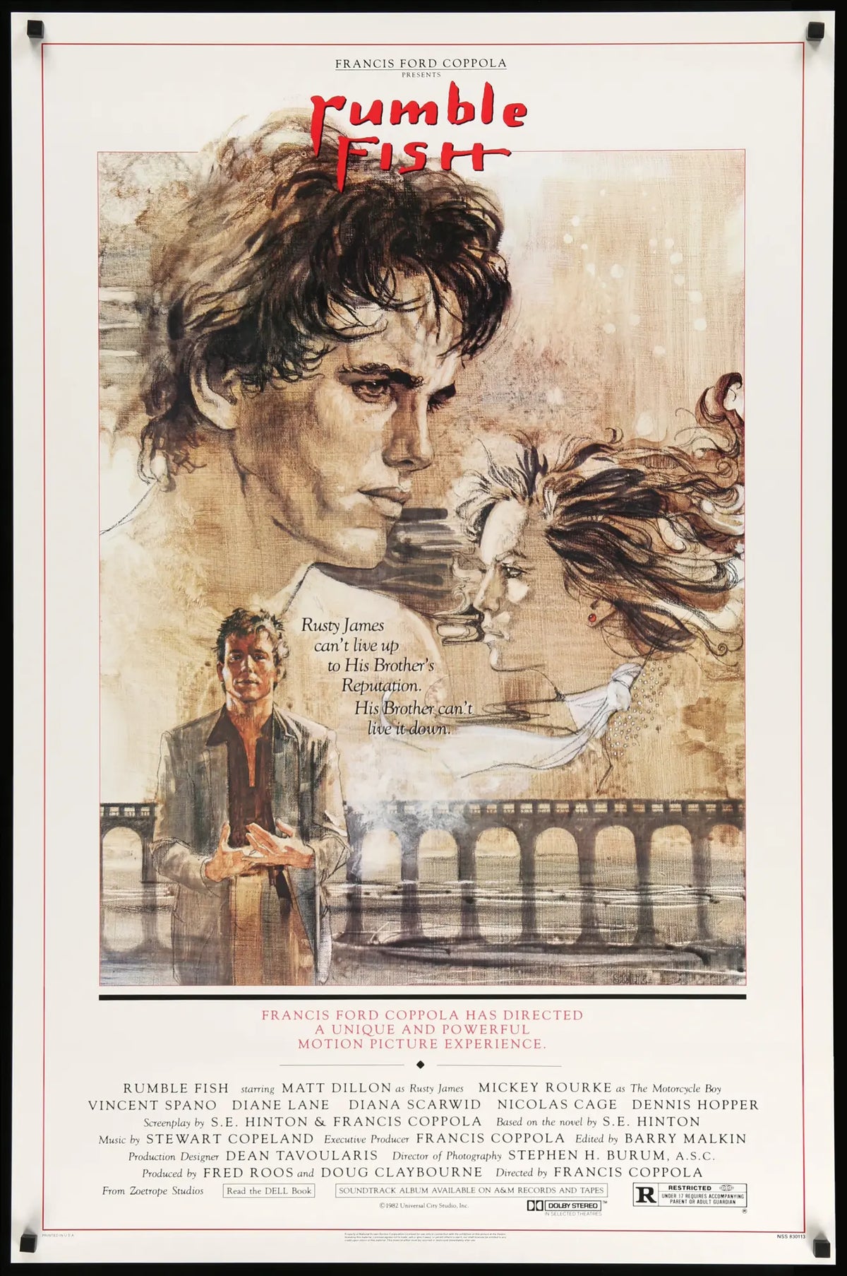 Rumble Fish (1983) original movie poster for sale at Original Film Art - Vintage Movie Posters