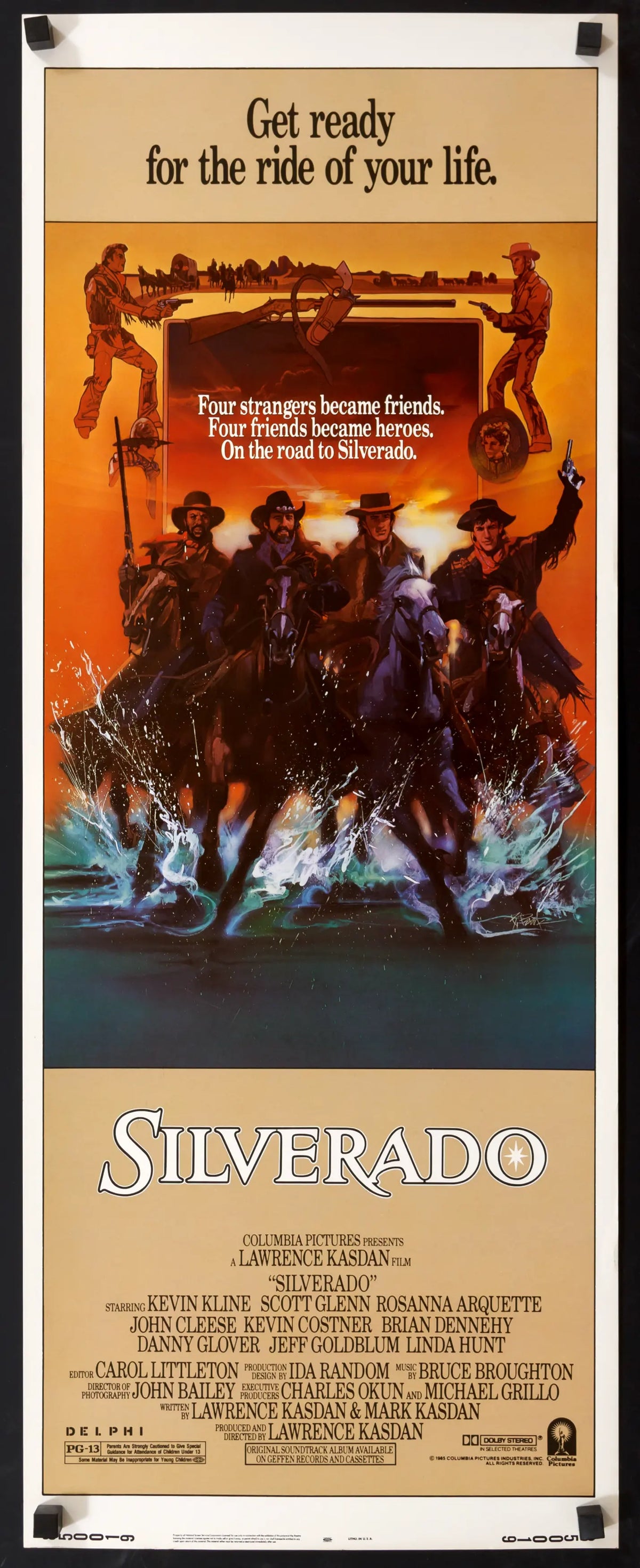Silverado (1985) original movie poster for sale at Original Film Art - Vintage Movie Posters