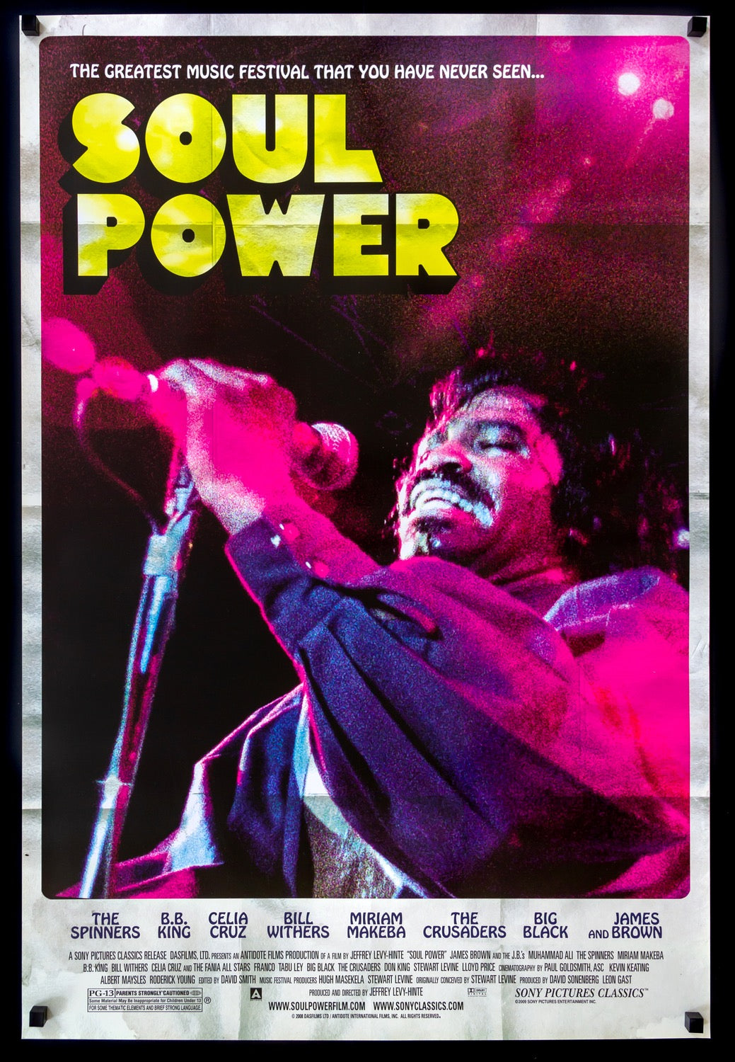 Soul Power (2008) original movie poster for sale at Original Film Art - Vintage Movie Posters