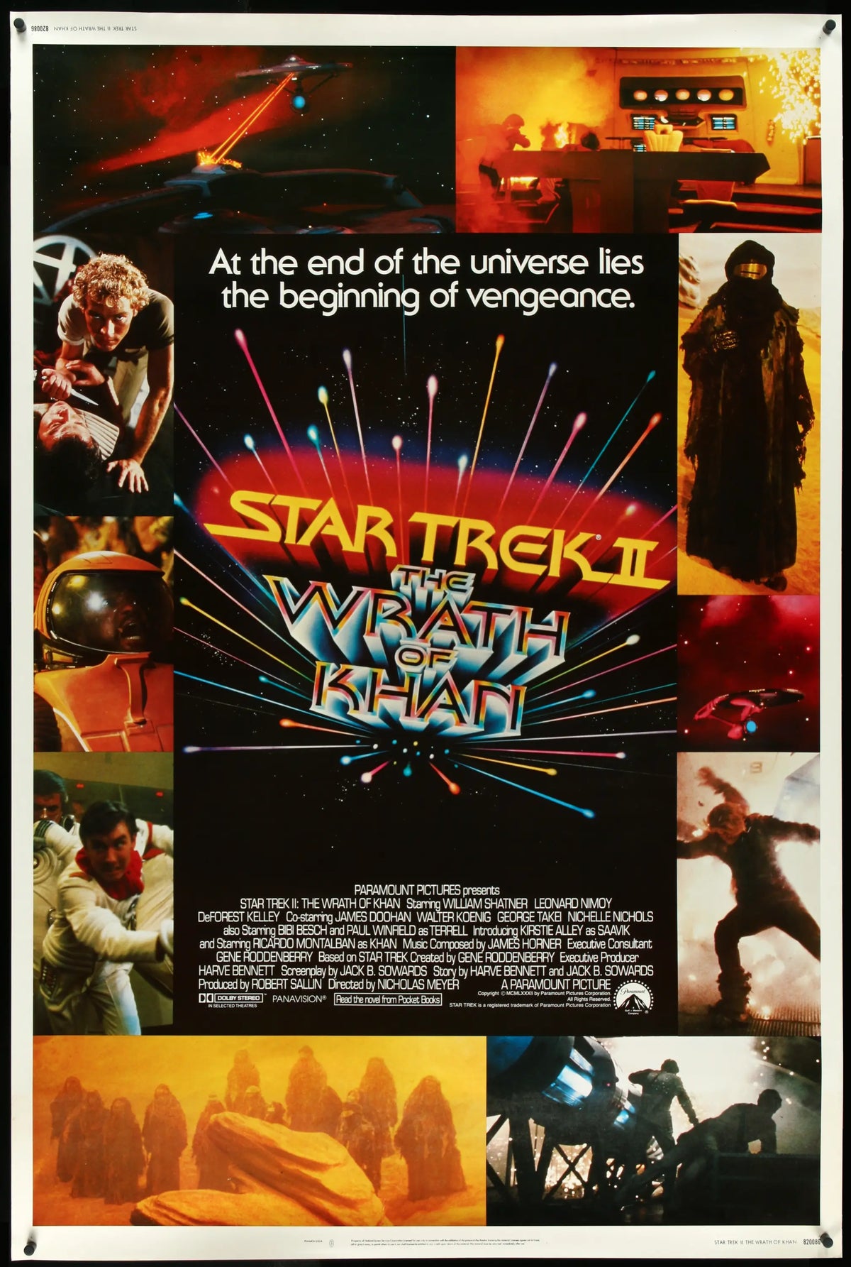 Star Trek II: The Wrath of Khan (1982) original movie poster for sale at Original Film Art - Vintage Movie Posters