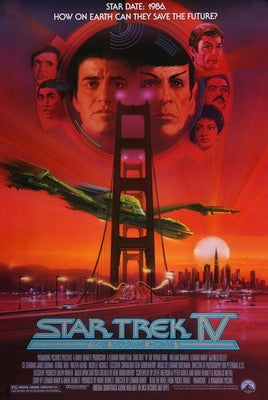Star Trek IV: The Voyage Home (1986) original movie poster for sale at Original Film Art - Vintage Movie Posters