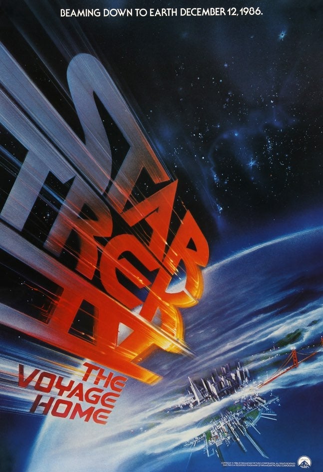 Star Trek IV: The Voyage Home (1986) original movie poster for sale at Original Film Art - Vintage Movie Posters
