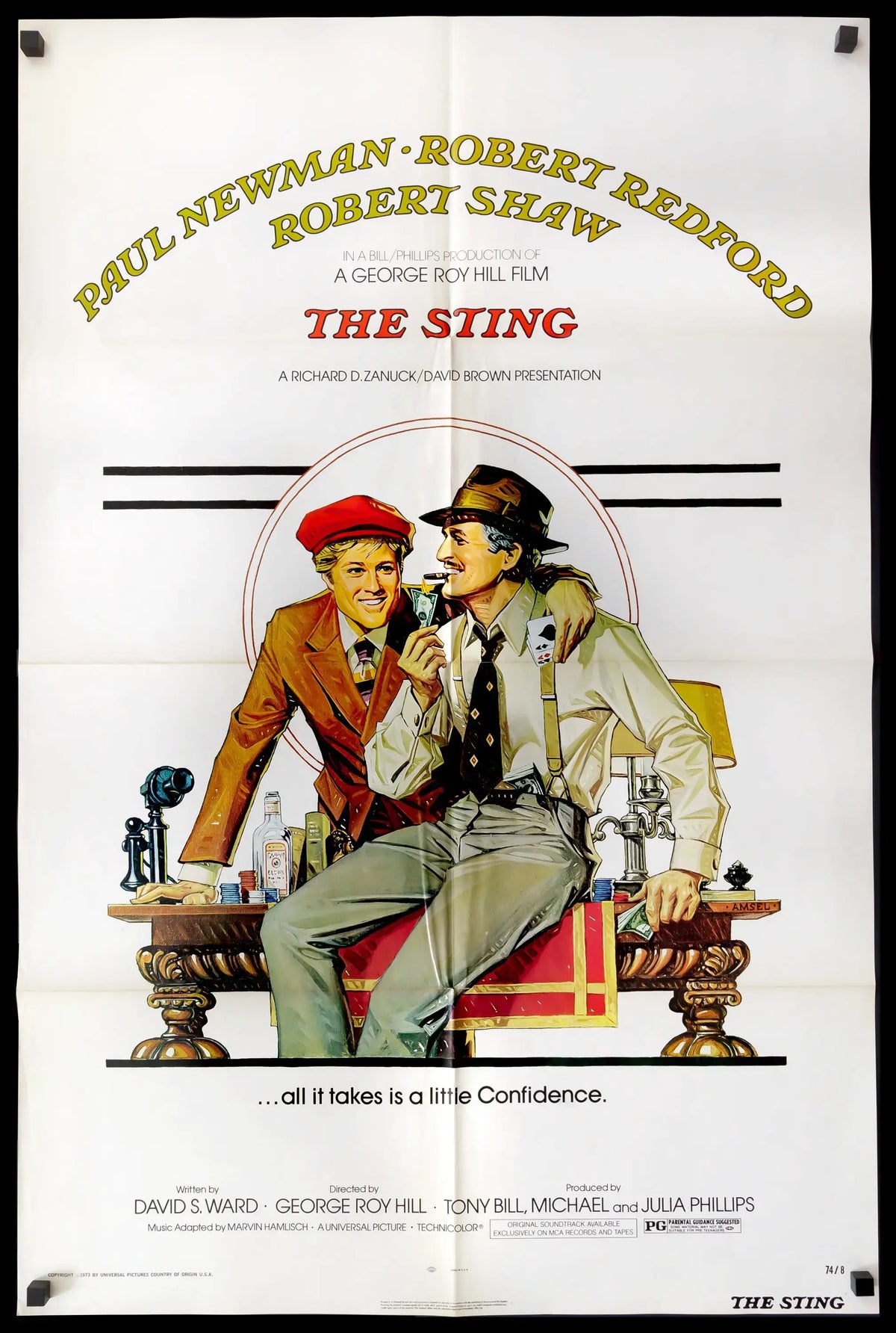 Sting (1973) original movie poster for sale at Original Film Art