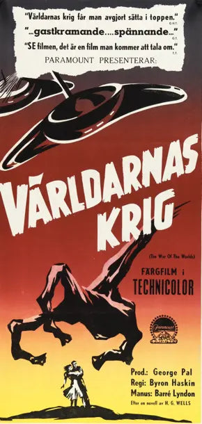 War of the Worlds (1953) original movie poster for sale at Original Film Art - Vintage Movie Posters