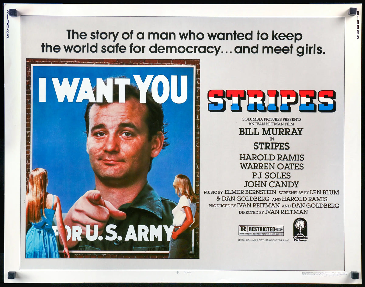Stripes (1981) original movie poster for sale at Original Film Art - Vintage Movie Posters